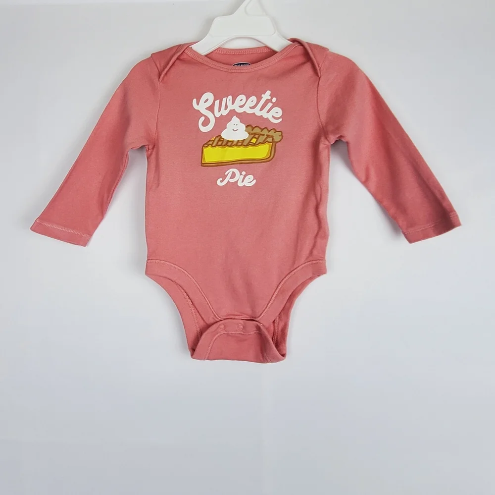 Old Navy Pink Onesies 12-18M